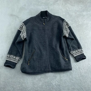 Nordic Design Womens XL Wool Sweater Jacket With Zipper & 5767 - Picture 1 of 7
