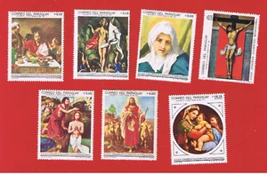 Paraguay #1116 /1123 MVFLH OG Paintings Free S/H - Picture 1 of 1
