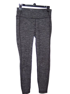 Old Navy Skinny Leggings Gray Size Medium Horizontal Stripe - Picture 1 of 4