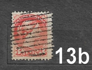 Canada #37 Small Queen Single F/Used Hinged - Picture 1 of 2