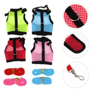 4 Pcs Haustierleine Sommer Hasengeschirr Sommergeschirr Für Hamster - Bild 1 von 12