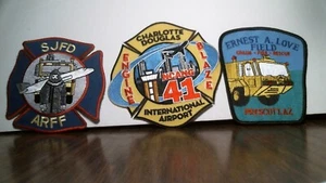 SET of 3 AIRPORT PATCHES--ALL NEW - Picture 1 of 1