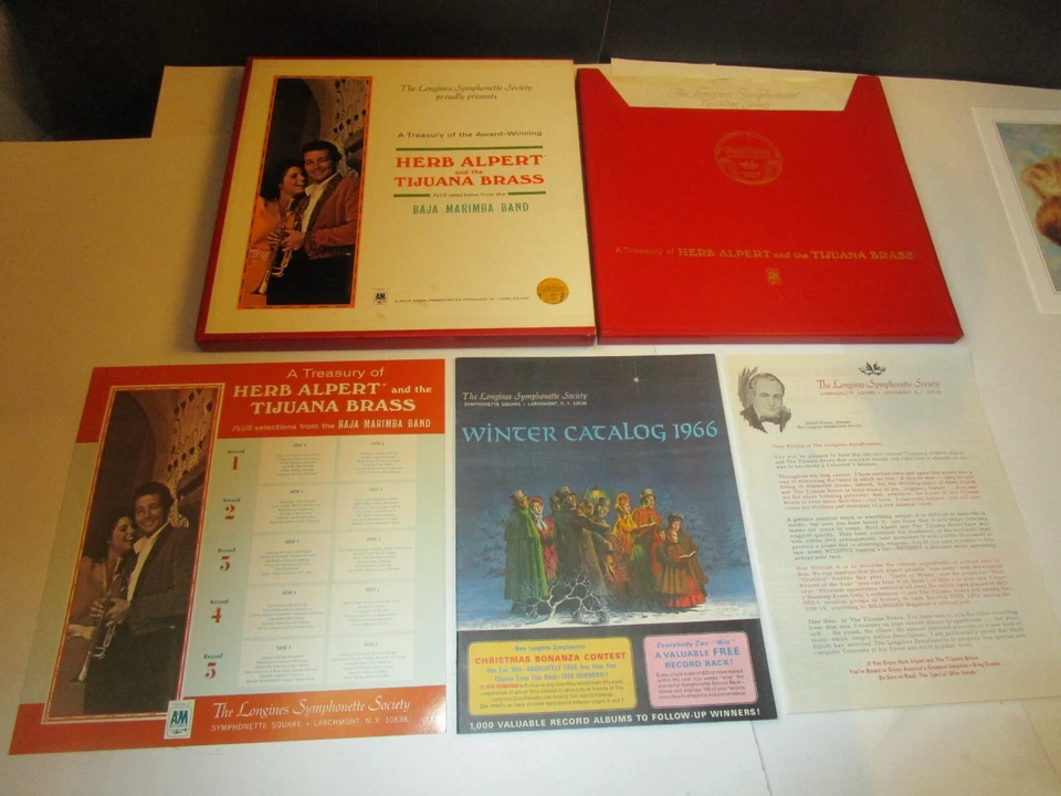 Herb Alpert and The Tijuana Brass Vinyl 5LP Box Set The Longines Sym. vg+  q18 - Image 1 of 1