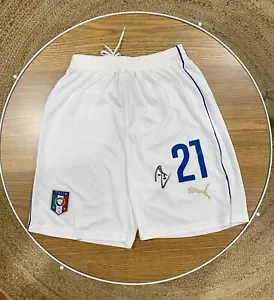 ANDREA PIRLO Signed ITALIAN Football Shorts *BUY AUTHENTIC* - ITALY LEGEND - - Picture 1 of 2