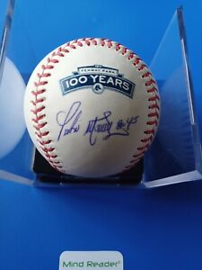Pedro  Martinez Autograph Signed Fenway 100 Year Anniversary MLB Baseball JSA 