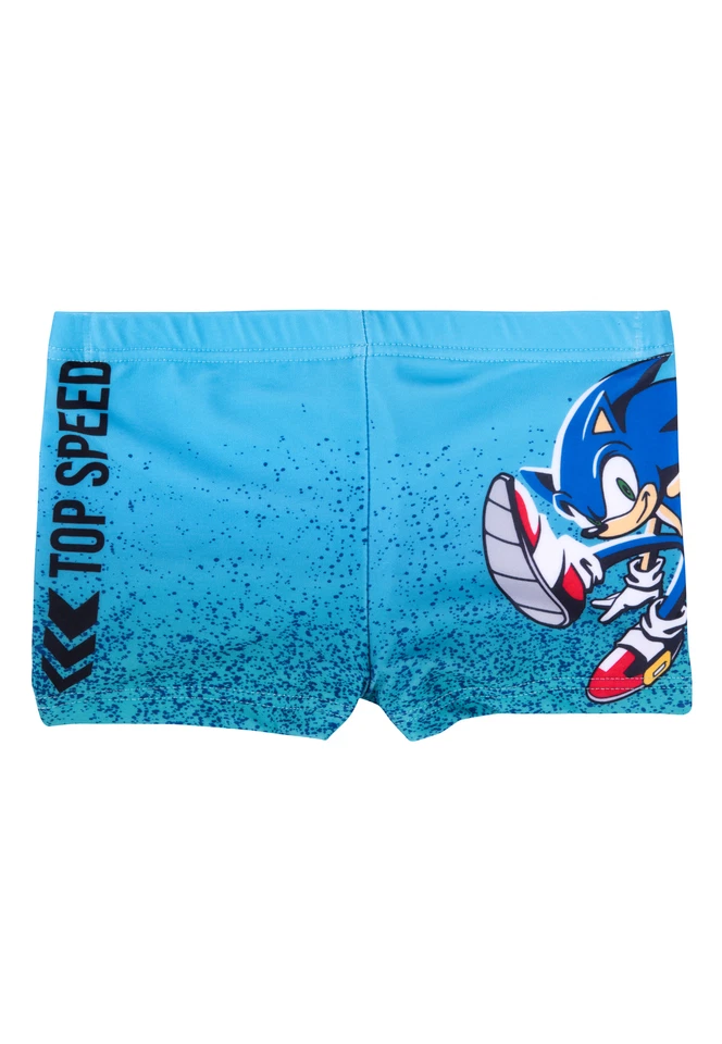 UNITED LABELS Sonic The Hedgehog Badehose für Jungen Kinder Schwimmhose Badekleidung Hose Blau