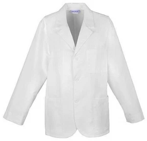 Cherokee Men's 31 Inch Big & Tall Consultation Lab Coat, White, XXXX-Large - Picture 1 of 5