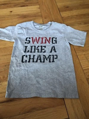 Camiseta de béisbol de algodón suave 8 para niños pequeña nueva sin etiquetas ~ gris Foto 1 de 2