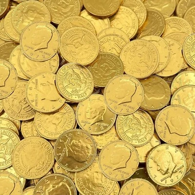 ILIKE! Gold Coins Milk Chocolate Candy | 1.5-Pound Bag, 130 Count