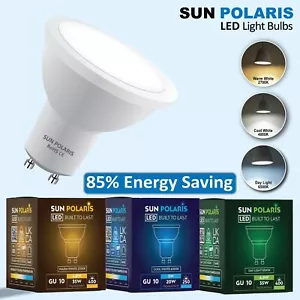 3W 4W 5W GU10 LED Light Bulbs Day Light Warm Cool White Energy Saving Spotlight - Picture 1 of 22