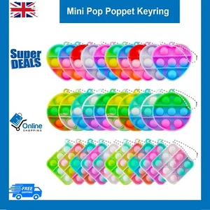 Party Bag Fillers for Kids - Mini Pop Poppet Keyring Pinata Fillers (30-Pieces) - Picture 1 of 12
