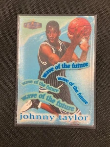 1997-98 Flair Showcase Wave of the Future #10WF Johnny Taylor Rookie Orlando - Picture 1 of 2