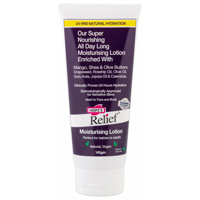 Hope’s Relief Natural Moisturising Free from Irritant Petrochemical Lotion 145gm - image 1 of 1