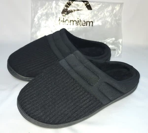 Pantuflas de espuma viscoelástica sin cordones para mujer talla 7/8 medianas negras - Imagen 1 de 6