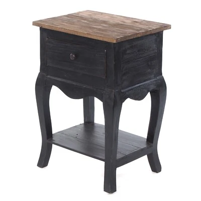 VINTAGE TELEFONTISCH NAPOLEON | 64x45cm (HxB) Holz  Beistelltisch mit Schublade - Bild 1 von 4