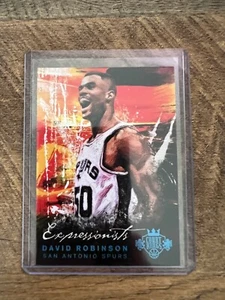 2014-15 Panini Court Kings David Robinson Spurs Expressionists Sapphire /25 SSP - Picture 1 of 3