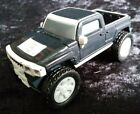 2006 McDonald's Happy Meal Toy GM Hummer Truck H3T Pickup Black Car Vehicle 3.5"