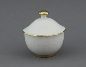 Zuckerdose H11cm Winterling Marktleuthen Bavaria mit Goldrand - Bild 1 von 2