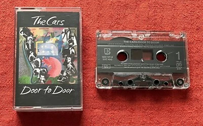 THE CARS (RIC OCASEK) - CASSETTE TAPE - DOOR TO DOOR - 1987 EU ISSUE ON ELEKTRA - Image 1 of 4