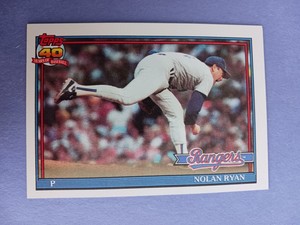 1991 Topps Baseball Cards Complete Your Set (#'s 1-200)