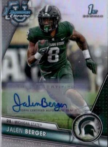 2023 Bowman Chrome U JALEN BERGER 1st /499 Refractor Auto UCLA Bruins - Picture 1 of 2
