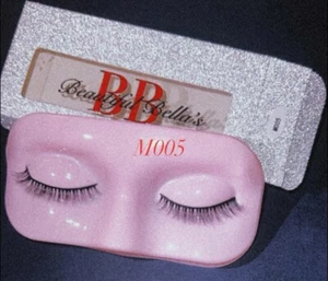 TOP DEAL 1 Pair 3D Mink Fur lashes- Iconic Eyelashes USA SELLER 15mm-SHUGAR - Picture 1 of 5