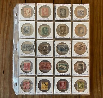 US STAMP COLLECTION 1854-2014 (104 STAMPS TOTAL) - USA, BLACK JACK, POSTAGE USPS - Image 1 of 4
