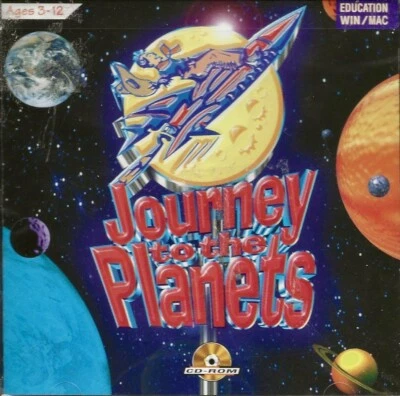 JOURNEY to the PLANETS (Win/Mac CD-ROM in Jewel Case) 1994, New Factory Sealed - Image 1 of 2