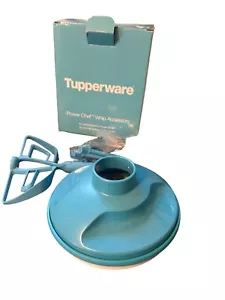 Tupperware Peitsche Zubehör Power Chef Neu in Verpackung blau offene Box - Bild 1 von 6
