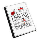 I'm English What's Your Superpower Passport Holder Cover Case Wallet - England