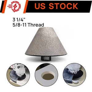 3-1/4" Diamond Beveling Chamfer Bit Milling Hole Countersink Granite Tile 82mm - Picture 1 of 10