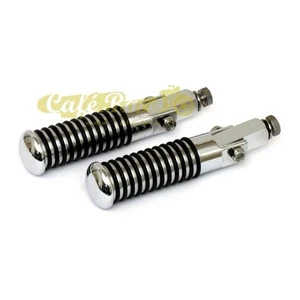 Pedane universali cromate per moto custom - Picture 1 of 4