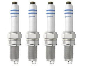 Bosch Spark Plugs Set of 4 Audi A3 Skoda Octavia VW Golf Seat Leon 0241145528 - Picture 1 of 16
