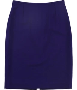 Tahari Womens Solid Pencil Skirt, Purple, 2 - Picture 1 of 2
