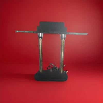 VTG Robert Sonneman Halogen Desk Bankers Dimmable Lamp  Works Preowned - Image 1 of 4