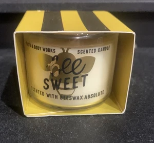 Bath & Body Works Bee Sweet Sweet Honey Bee Beeswax Absolute Scented Candle - Picture 1 of 6