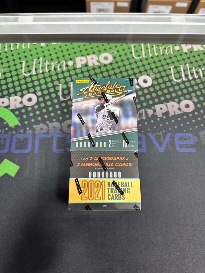 2021 Panini Absolute Baseball Factory Sealed Hobby Box - 2 Packs Per Box - Image 1 of 1