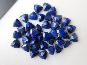 Piedras preciosas sueltas de lapislázuli natural corte facetado de 5 mm a 20 mm - Imagen 1 de 2
