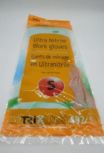 TRIXLINE LOT 25 PAIRES DE GANTS ULTRA NITRILE TAILLE S REUTILISABLE NEUF - Picture 1 of 1