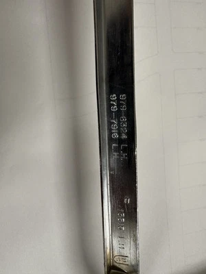 1969 GTO Pontiac OEM нижняя панель клапана хромированная отделка LH #9796324/9797916 - Изображение 1 из 4