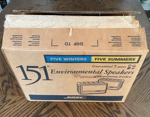 Altavoces ambientales exteriores Pr Bose 151 y soportes de montaje blancos nuevos caja abierta - Imagen 1 de 10