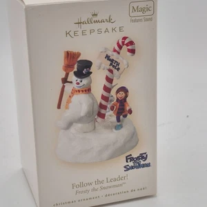Hallmark Follow the Leader! Frosty the Snowman Christmas Decorative Ornament - Picture 1 of 5