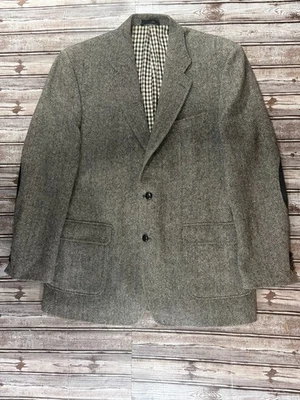 Blazer Lauren Ralph Lauren parche en el codo espiga 100 % lana talla 44 vintage Foto 1 de 4