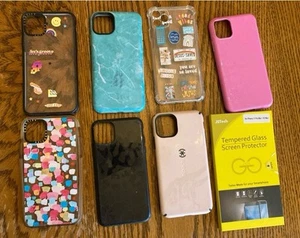 iPhone 11 Pro Max Phone Case Lot & New Screen Protector - Photo 1 sur 4