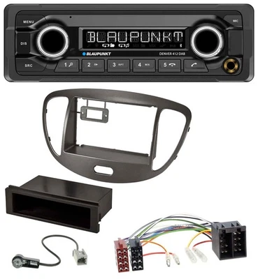 Blaupunkt Bluetooth DAB MP3 USB Autoradio für Hyundai i10 2008-2013 dunkelsilber - Bild 1 von 4