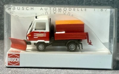 Busch, 1:87/H0, Multicar, „Feuerwehr Stadt Cottbus“, Winterdienst Modellfahrzeug - Bild 1 von 4