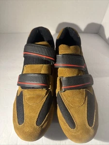 Performance Primo Mens Cycling Shoes Low Top US 12 EU 45 Brown Suede (S) - Picture 1 of 7
