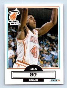 1990-91 Fleer Glen Rice Rookie Miami Heat #101 - Picture 1 of 2