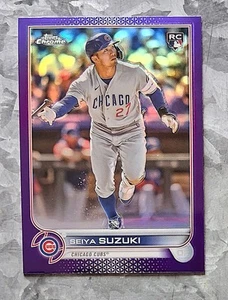 Seiya Suzuki #USC115 - 2022 Topps Chrome Update - Purple Refractor - CUBS Rookie - Imagen 1 de 2