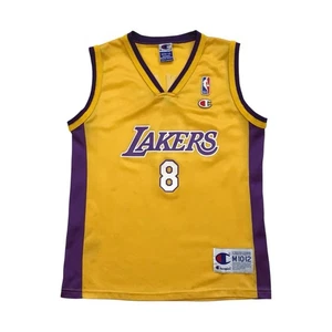 Vintage Champion Kobe Bryant Jersey Medium M Youth 10-12 LA Los Angeles Lakers - Picture 1 of 6